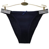 Pantis de Nuevo Estilo para Mujer Ropa Interior de Bikini Ropa Interior de Algodón para Mujer Calzones Acanalados para Damas