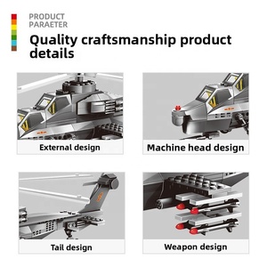 <span class=keywords><strong>Helicóptero</strong></span> <span class=keywords><strong>de</strong></span> Asalto 4002 Fiery Thunderbolt, Modelo <span class=keywords><strong>de</strong></span> <span class=keywords><strong>Helicóptero</strong></span> <span class=keywords><strong>de</strong></span> <span class=keywords><strong>Ataque</strong></span> <span class=keywords><strong>de</strong></span> la Fuerza Aérea, Bloques <span class=keywords><strong>de</strong></span> Construcción <span class=keywords><strong>de</strong></span> Plástico para Niños, Juguetes Educativos - Product Image 4