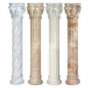 Nuevo Diseño de Pilar Cuadrado Romano Newstar, Escultura de Piedra Tallada, Diseño Personalizado, <span class=keywords><strong>Columna</strong></span> de Pilar de Mármol Natural - Product Image 1