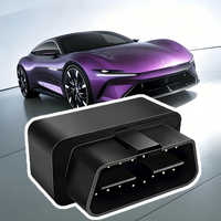 Dispositivo de Rastreo OBD Portátil con Bluetooth, Alerta de Exceso de Velocidad para Automóvil, Sin Necesidad de Tarjeta de Datos, Mini Rastreador OBD en Tiempo Real