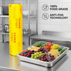 Película Adhesiva de <span class=keywords><strong>PVC</strong></span> de Grado Alimenticio, Alta Transparencia, Rollo Grande, Resistente a Desgarros, Personalizable - Product Image 3