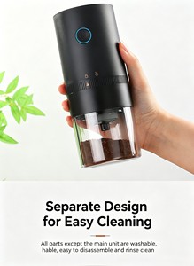 Molinillo de Café Eléctrico Inalámbrico Automático de Cerámica, Molinillo Cónico Portátil con Cuchillas de Acero Inoxidable, Recargable por USB, para el Hogar - Product Image 5