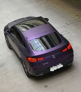 Film de protection de carrosserie pour voiture en PET noir mat effet violet, installation <span class=keywords><strong>à</strong></span> sec sans bulles, protection UV, anti-rayures, en promotion - Product Image 4