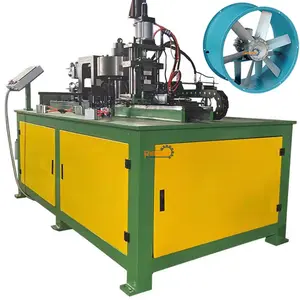 CNC Metal Spinning Flanging Machine Automatic Hole Punching Air Duct Fan Flange Rolling Machine