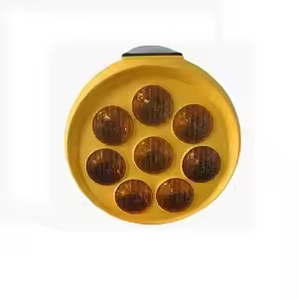 Girasole strobo solare ambra LED lampeggiante traffico luce di avvertimento per la sicurezza stradale con il prezzo all'ingrosso - Product Image 2