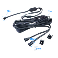 Interrupteur à capteur de mouvement double porte pour armoire et placard, contrôle centralisé 1208, 5V 12V 24V 36V, qualité 8 ans