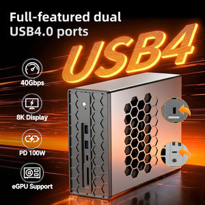 Mini <span class=keywords><strong>PC</strong></span> 2026 / Ryzen AI Max <span class=keywords><strong>395</strong></span> 128GB / Memoria LPDDR5 8433MHz / Tarjeta VGA 8060s / 4*M.2 / 10G+2.5G / USB4.0 / Empresarial - Product Image 2