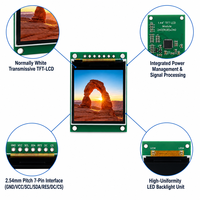 Layar LCD TFT 1,44 Inci Resolusi 128x128 Antarmuka 4SPI IC Driver S17735S Modul Layar Kecil