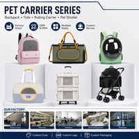 Sac de transport léger et imperméable pour chat, avec poignée et bandoulière, double fenêtre en maille pour chats et petits chiens, sac de voyage pour animaux de compagnie