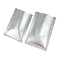 Sachet laminé personnalisé avec logo imprimé, plat, mat, en Mylar et feuille d'aluminium, jetable, thermoscellable, haute barrière, résistant à l'humidité