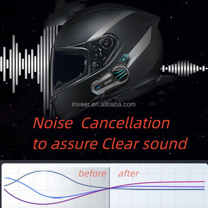 Inveer <span class=keywords><strong>Intercomunicador</strong></span> Dúplex para Motocicleta de 1000m con Bluetooth para Accesorios de Casco X1Pro Auriculares para Casco Cascos Para Moto - Product Image 6