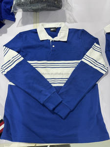 <span class=keywords><strong>Polo</strong></span> Rugby da <span class=keywords><strong>uomo</strong></span> ricamato a <span class=keywords><strong>maniche</strong></span> <span class=keywords><strong>lunghe</strong></span> in cotone Rugby manica lunga con Logo maglia da Rugby personalizzata in pura maglia da Rugby cucita - Product Image 4