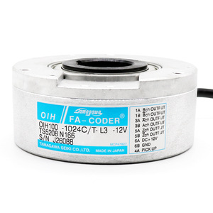 Encodeur incrémental Tamagawa Fa-Coder Ts5208n166 12V avec câbles, fabriqué au Japon - Product Image 1