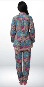 Ensemble coordonné deux pièces pour femmes, confortable, respirant, respectueux de l'environnement, ensemble Kurti et pantalon assorti, tenue décontractée élégante pour toutes les saisons - Product Image 3