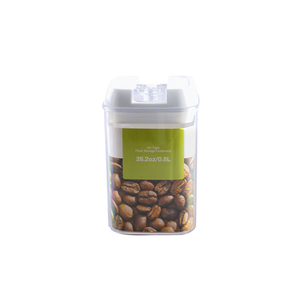 Juego de 5 Recipientes Herméticos de Plástico Transparente Reutilizables Libres de BPA para Almacenamiento de Alimentos Secos en la Cocina - Product Image 5