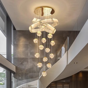 Crystal Pendant <b>Light</b> LZ 102 Round Multi Head LED Chandelier For Hotels And Guesthouses <b>Remote</b> <b>Control</b> Tmall Genie - Product Image 4