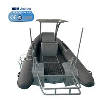Bateau pneumatique RE600 600cm Achilles Hypalon à coque en aluminium avec console