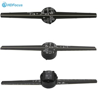 Idées de nouveau produit projecteur holographique 420Mm extérieur 3 D hologramme 3D image publicité ventilateur holographique 3D Led