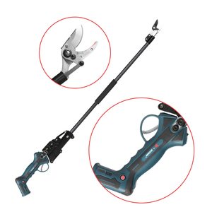 Élagueuse électrique <span class=keywords><strong>sans</strong></span> <span class=keywords><strong>fil</strong></span> <span class=keywords><strong>à</strong></span> longue portée de 63 pouces, avec perche télescopique de 30 mm, 2 batteries au lithium, pour usage industriel - Product Image 3