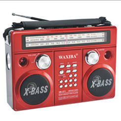 Giá bán buôn 2025 mang nhãn hiệu xbass XB 371 USB Xb-371 <span class=keywords><strong>Torch</strong></span> Đèn pin USB MP3 SW AM FM 3 ban nhạc đài phát thanh - Product Image 4