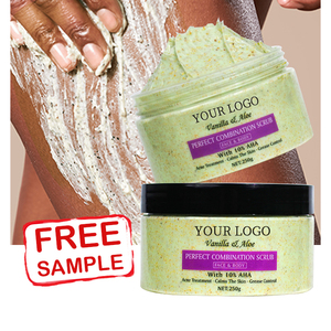 Logo kustom grosir Multivitamin organik Vegan pengelupasan kulit perawatan kulit pemutih pencerah kopi gula <span class=keywords><strong>Scrub</strong></span> Tubuh - Product Image 6