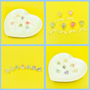 Accesorios colgantes luminosos KI quyu, paletas de helado, delfines, colas de pez, faroles, adornos hechos a mano para niños. - Product Image 3