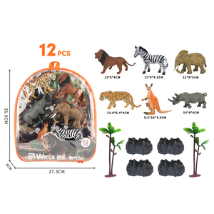 Sac à dos à fermeture éclair en PVC Série 9, figurines d'insectes et d'animaux sauvages de 4-5 pouces pour collection d'enfants - Product Image 4