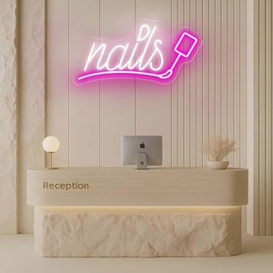 Nail Salon LED Neon <b>Sign</b> Nail Art Hand Design USB Dimmable Acrylic Neon Light <b>Sign</b> For Nail Spa Beauty Shop Window Display Decor - Product Image 4