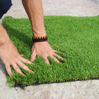Gazon synthétique paysager extérieur, tapis vert, gazon synthétique, décoration murale, herbe artificielle