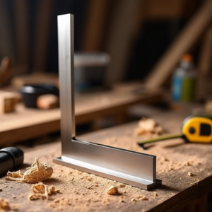 Hat <b>Square</b> <b>Set</b> <b>Squares</b> 200mm Precision Metal Right Angle Tool For Woodworking And Metalworking - Product Image 3