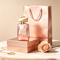 Vente en gros de flacons de parfum en verre transparent de haute qualité, 30 ml, 50 ml, 100 ml, flacons de parfum en verre vides personnalisables