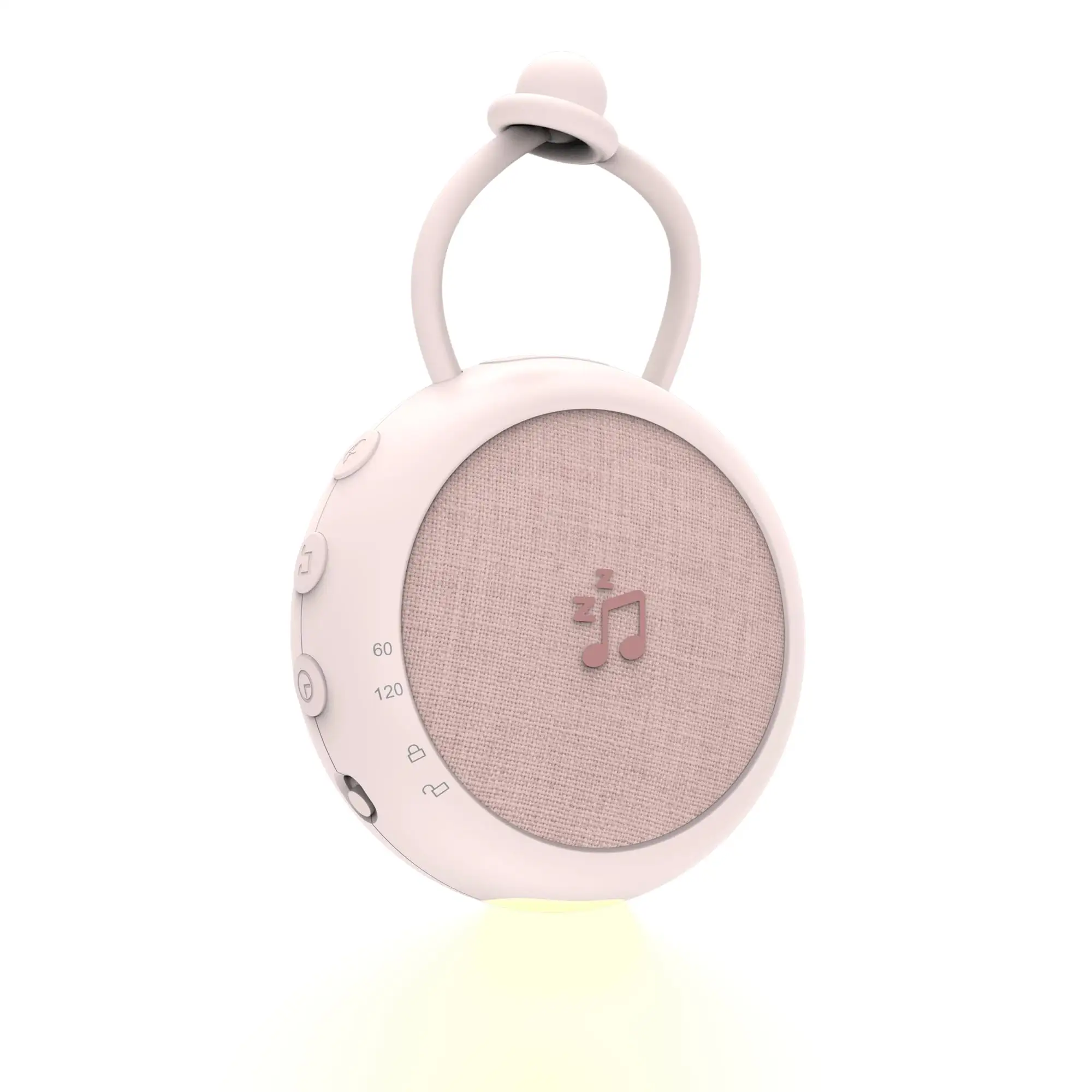 High Quality Rechargeable Sleep Machine Mini Portable White Noise Machine Night Light For Baby Hanging
