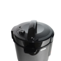 Cuisinière à pression électrique multifonctionnelle numérique commerciale 6L 6-en-1, cuve intérieure en aluminium antiadhésive, écran LED, acier inoxydable
