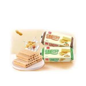 Wafer Roll Sesame Flavor Wafer Snack Food Biscuits and Cookies Foreign Snack 190g