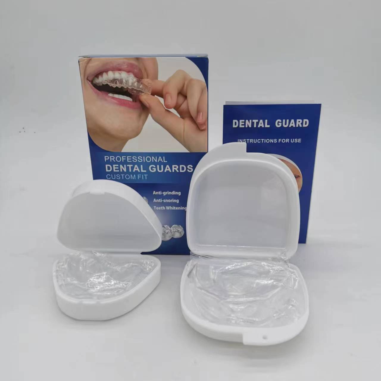 Chỉnh hình răng Cung cấp bpa-miễn phí đun sôi & cắn thermoforming tùy chỉnh Mouthguard Chống Ngáy Chống mài miệng khay