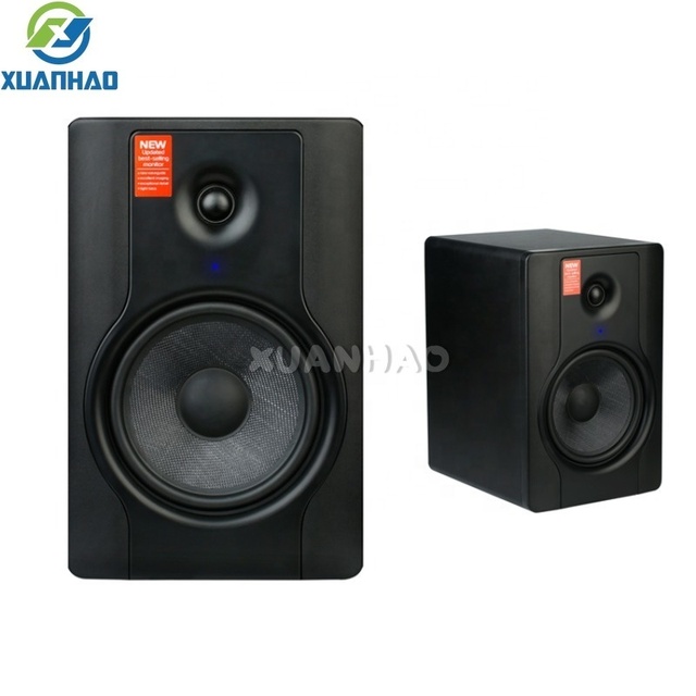 BX8D2 Professional Active Monitor Speaker - 8 Inch Powered Studio Monitor with XLR/TRS Inputs for Pro Audio Recording Stage