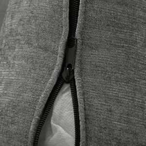 Çağdaş 3 Parçalı Üç Kişilik Kanepe Takımı Kavisli Şezlong 3 Yastık-Kontrast Renkli Kare Şekilli Oturma Odaları Ofisler İçin - Product Image 4