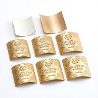 Autocollant en aluminium personnalisé de qualité supérieure, étiquette en métal gaufré pour la décoration du logo de la marque de flacon de parfum ou de cosmétique