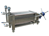 Automatische fijnfilterpersplaatframefilter van 304 roestvrij staal, nieuw voor de filtratie van dranken, farmaceutische producten en vloeistoffen