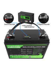 12V 100Ah Battery Pack 12.8V Lithium Iron Phosphate for Golf Cart Off-Grid Solar Win High Ion - Product Image 4