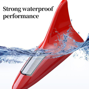 Antenna decorativa universale per auto a energia solare a forma di pinna di squalo a energia solare a <span class=keywords><strong>LED</strong></span> luce solare per Antenna a <span class=keywords><strong>Led</strong></span> - Product Image 5