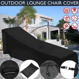 High Quality Factory Direct Hot Sales Patio Garden Yard Outdoor Waterproof Beach Chair Chaise Lounge Chair Cover Reclining Cover