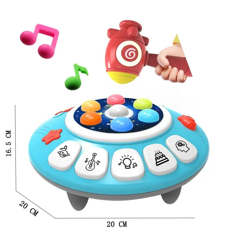 Samtoy ของเล่นเด็กวัยหัดเดิน8 In 1,ของเล่นเพื่อการศึกษาแบบมอนเตสซอรี่ค้อนทุบตัวตุ่นสำหรับเด็ก