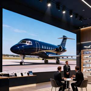 Mur vidéo LED 1,2 mm pour salle de réception de luxe personnalisée, test professionnel de vols, magasin spécialisé, 431 pouces - Product Image 3