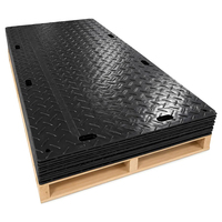 Tapis de protection de sol temporaires résistants à l'huile, robustes, pour terrains boueux, marécageux, en composite, 4x8, pour la construction et l'exploitation minière