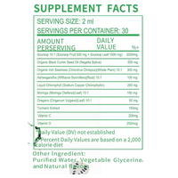 Gouttes liquides de Seamoss de Corossol OEM/ODM 60ml |   Gouttes de Seamoss au Corossol avec Huile de Nigelle |   Soutien immunitaire et antioxydant testé en laboratoire