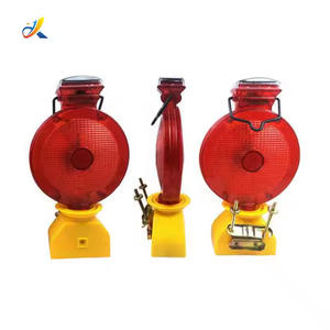 Luz de Advertencia de Emergencia <span class=keywords><strong>LED</strong></span> de Alta Luminosidad, Alimentada por Energía Solar, Baliza de Seguridad Intermitente para Exteriores - Product Image 4