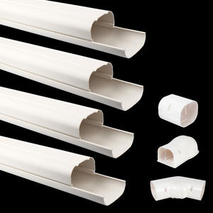 YOD HVAC Fabrikpreis Werkzeuge Lüftungsgitter Zentrale Klimaanlagen Mini-Split-Leitungssatz Kanallose Schlanke Kanalabdeckungen Verkabelung - Product Image 1