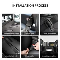 Porte-monnaie de voiture de luxe de grande capacité porte-sac à main Console sièges en cuir PU multifonctionnel tout-en-un organisateur Document téléphone
