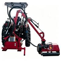 Tondeuse à gazon semi-rotative à bras oscillant avec suspension à trois points, vitesse du rotor 3000 tr/min, pour la coupe des mauvaises herbes, remorque portée par tracteur